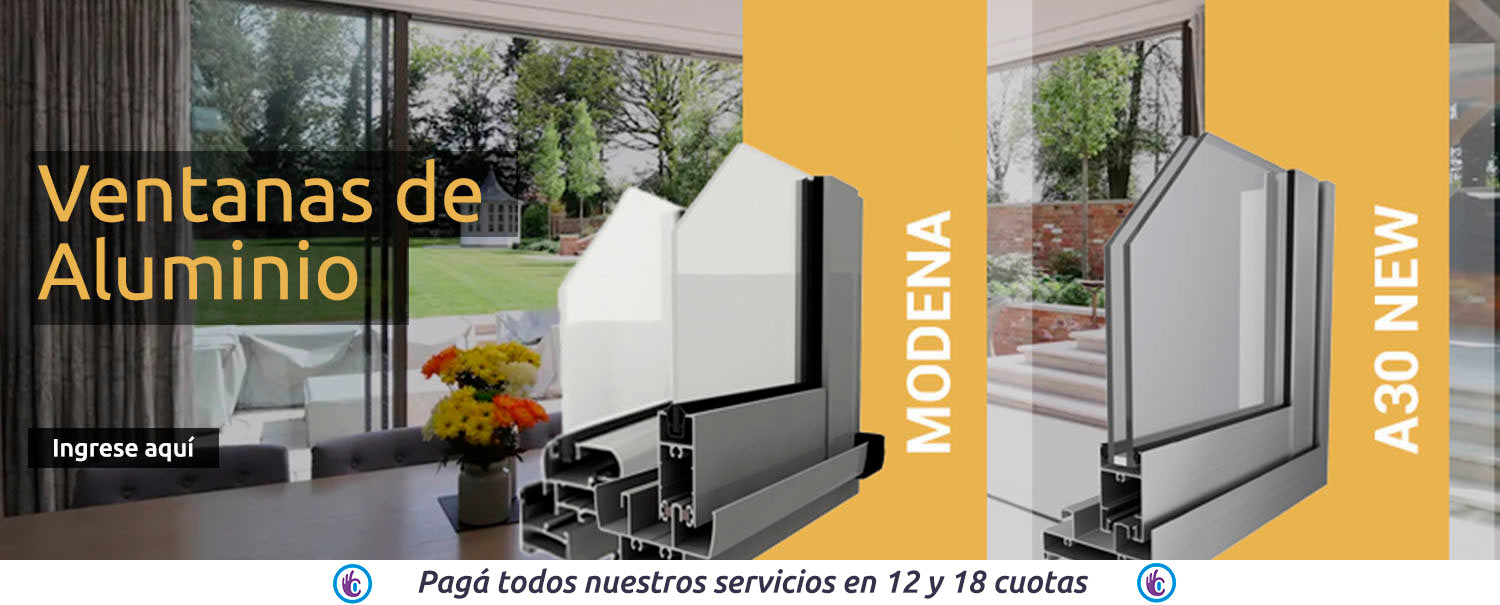 Ventanas de aluminio y PVC, calidad y buen precio.