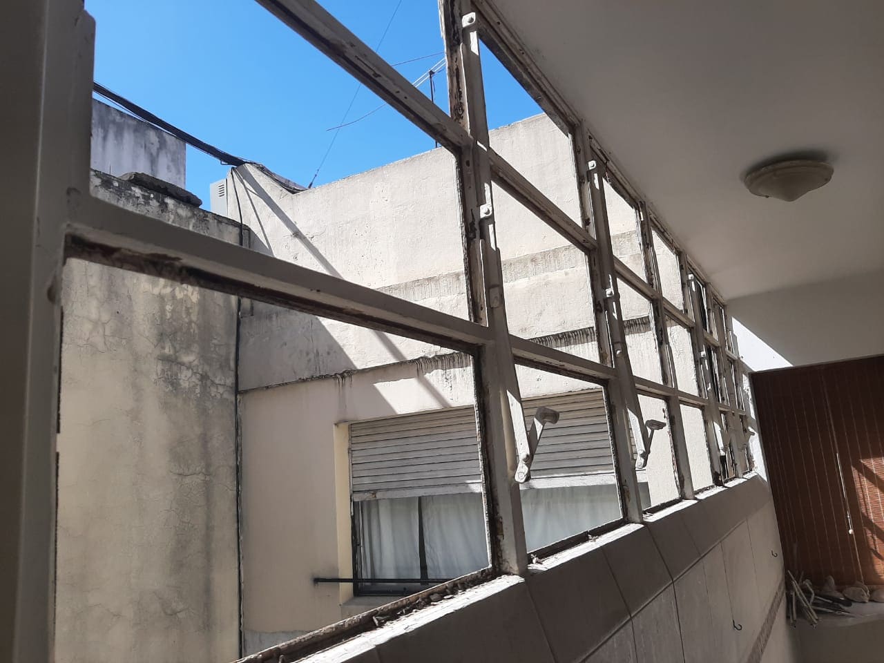 Antes renovación de ventanas